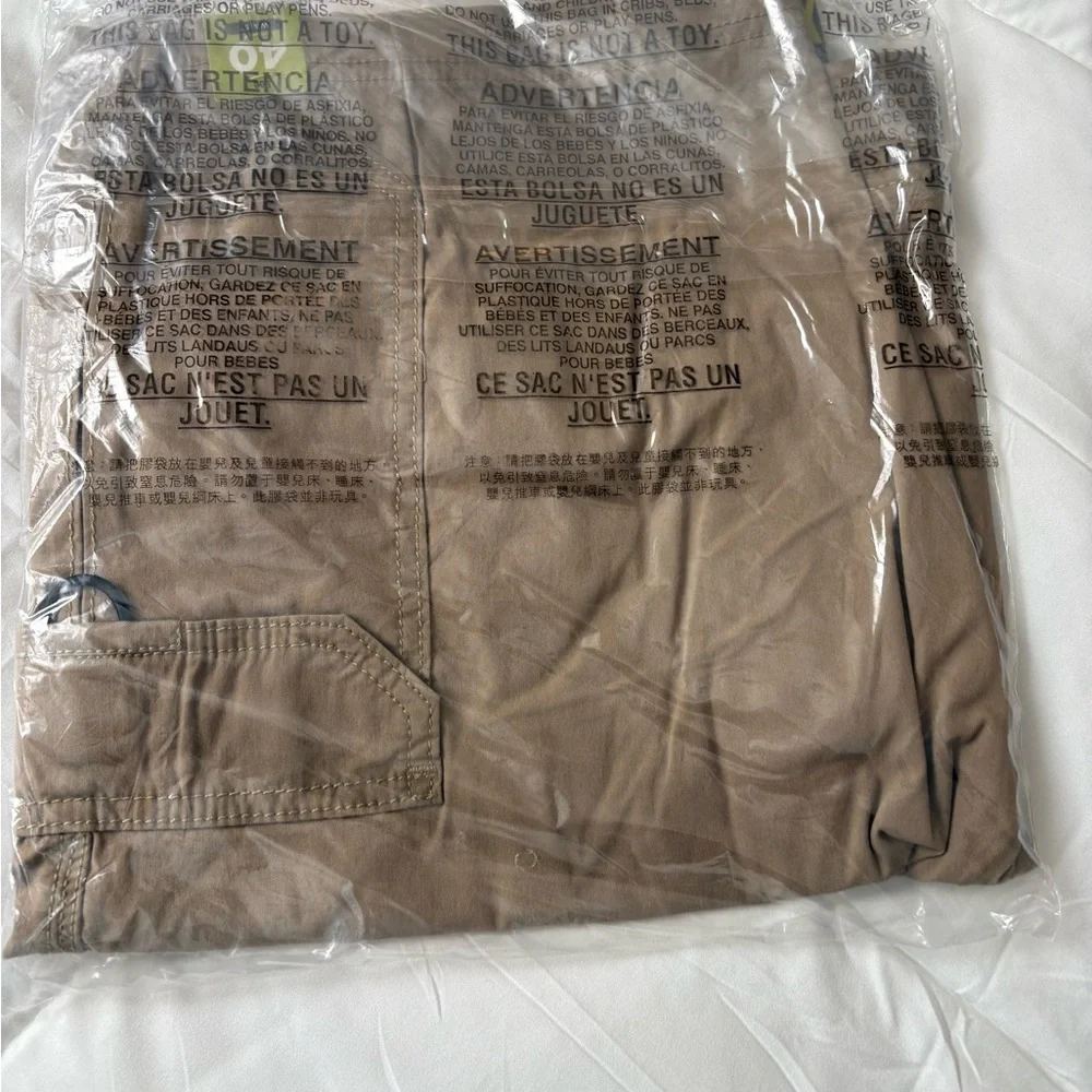Men's Tan Cargo Shorts Lee Extreme Motion - Picture 4 of 4